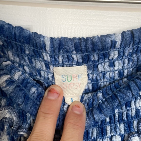 Surf Gypsy Shibori Wide Leg Beach Pants - Picture 3 of 7